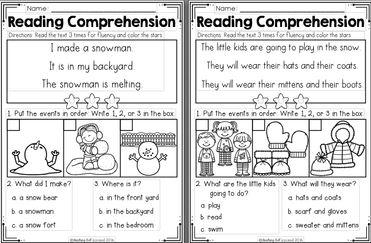幼儿英语阅读理解排序练习册《Sequencing Reading Comprehension》10册211页pdf EW32216-第3张-做英语练习