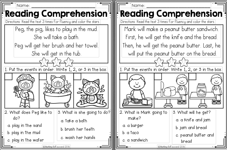 幼儿英语阅读理解排序练习册《Sequencing Reading Comprehension》10册211页pdf EW32216-第7张-做英语练习