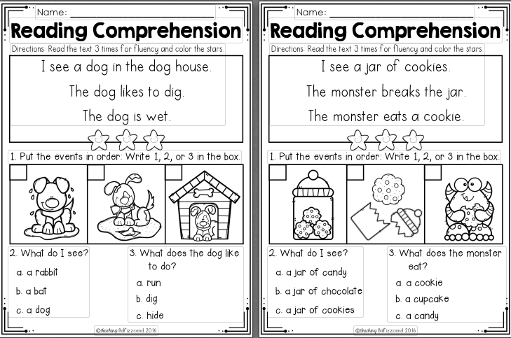 幼儿英语阅读理解排序练习册《Sequencing Reading Comprehension》10册211页pdf EW32216-第17张-做英语练习