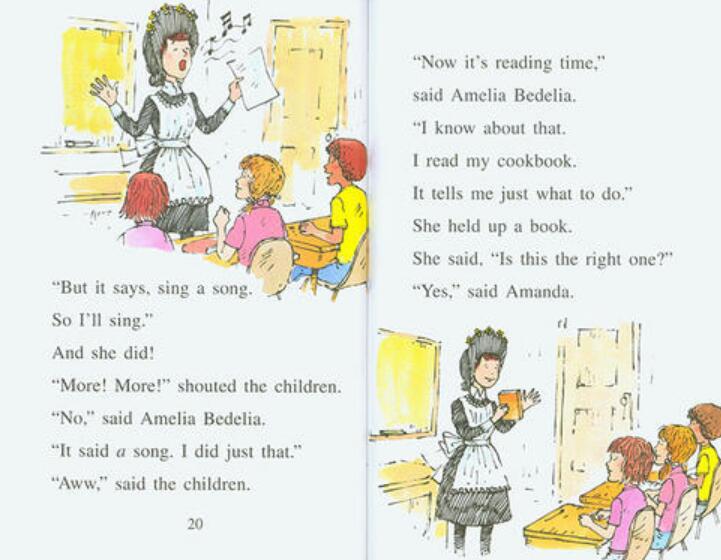 Amedia Bedelia糊涂女佣英文绘本