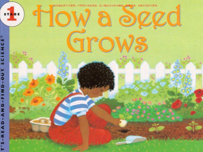 《How a Seed Grows》科普类英语绘本pdf资源免费下载 《How a Seed Grows》科普类英语绘本pdf资源免费下载
