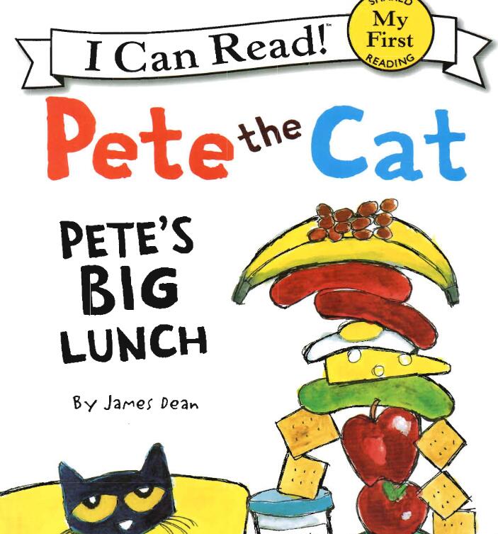 《Pete The Cat Pete’s Big Lunch》英文绘本pdf资源免费下载