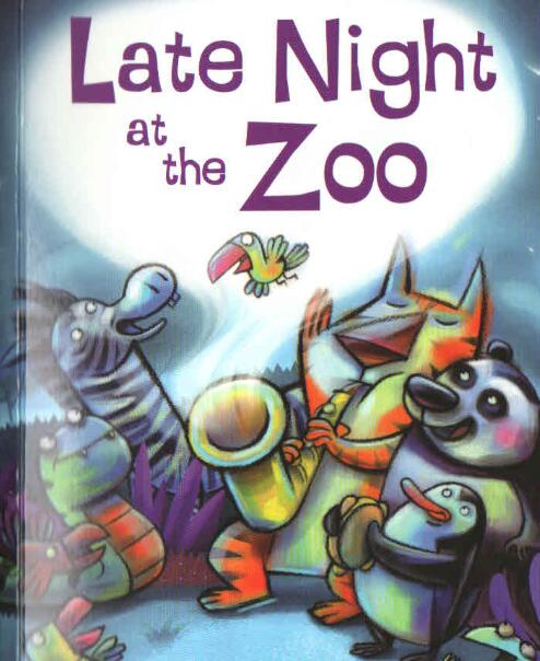 《Late Night at the Zoo动物园的深夜》英文绘本pdf资源免费下载
