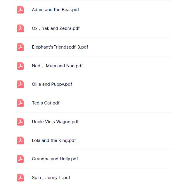 丽声北极星分级英语绘本1-4级绘本图片+音频资源下载