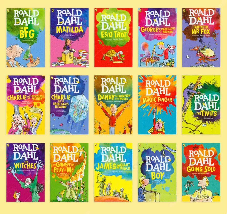 “罗尔德·达尔”经典作品合集，包含15册电子书+音频+12部动画电影 百度网盘下载 EB37102