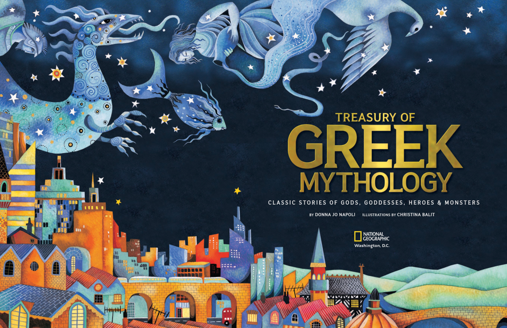 国家地理经典神话故事系列四册带你了解西方文化、东方智慧 EB37256