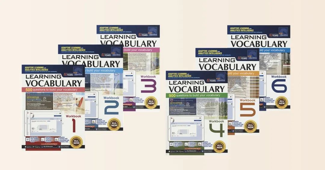 新加坡词汇SAP Learning VocabularyL1-L6 轻松搞定小学阶段4800个词汇！语境中轻松学习！ EW37801