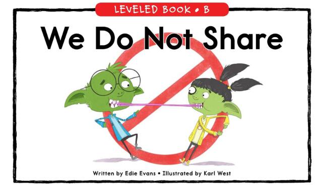 《We Do Not Share》英语绘本pdf资源免费下载