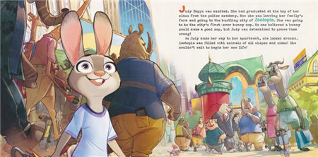 疯狂动物城英文绘本PDF+MP3网盘下载