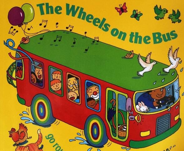 《公车轮子转呀转》英文绘本pdf+动画+音频资源免费下载 《公车轮子转呀转》英文绘本pdf+动画+音频资源免费下载