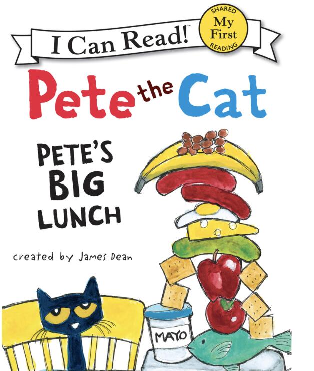 《Pete the Cat: Pete’s Big Lunch》英文绘本pdf资源免费下载