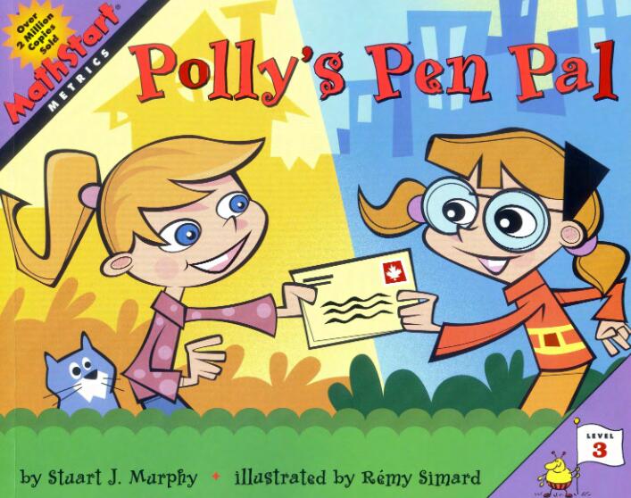 《Polly’s Pen Pal波利的笔友》数学启蒙英文绘本pdf资源免费下载
