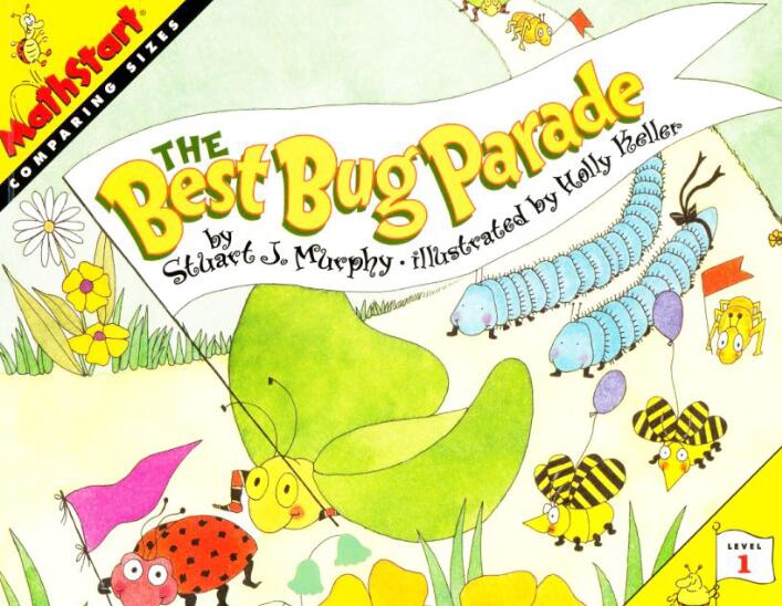 《The Best Bug Parade最棒的虫子游行》数学启蒙英语绘本pdf资源免费下载