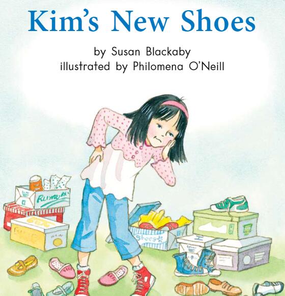 《Kim’s New Shoes金的新鞋子》英语绘本pdf资源免费下载