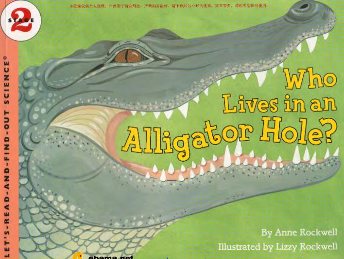 《Who Lives in an Alligator Hole》科普类英文绘本pdf资源免费下载 《Who Lives in an Alligator Hole》科普类英文绘本pdf资源免费下载