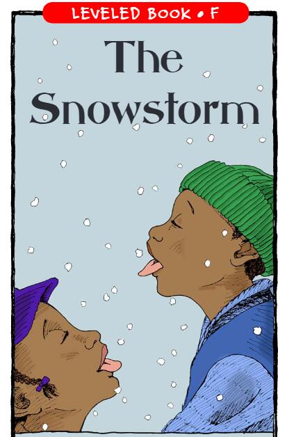 《The Snowstorm》RAZ分级英文绘本pdf资源免费下载