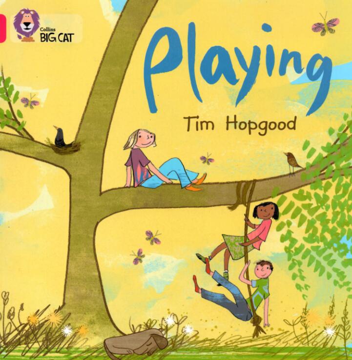 《Playing》大猫分级英文绘本pdf资源免费下载