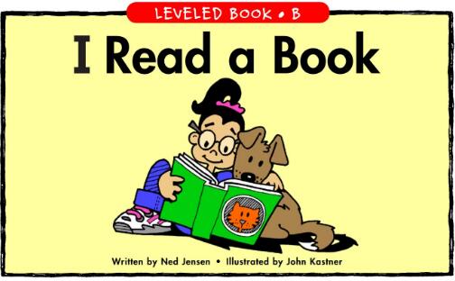 《I?Read a Book》英语绘本pdf资源及中文翻译