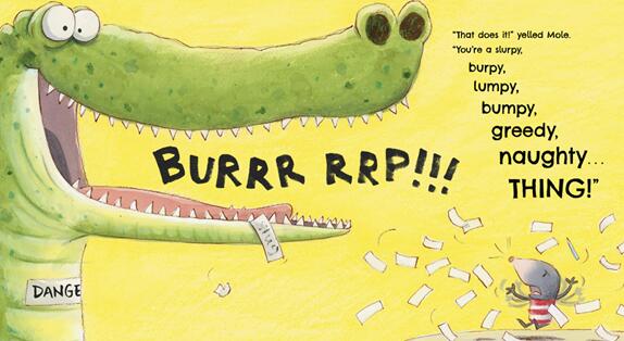 《大鳄鱼和小鼹鼠的友情》英文绘本mp3音频资源免费下载