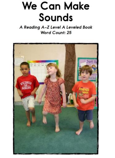 《We Can Make Sounds》英语绘本电子版pdf资源下载