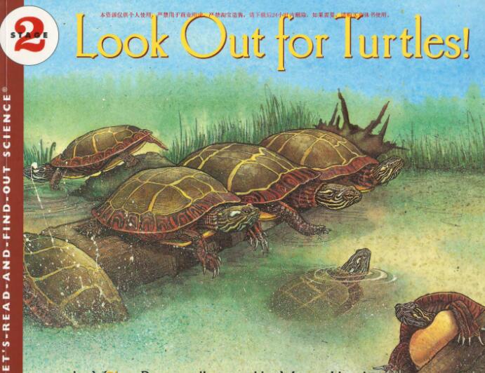 《Look Out for Turtles》科普类英文绘本pdf资源免费下载 《Look Out for Turtles》科普类英文绘本pdf资源免费下载
