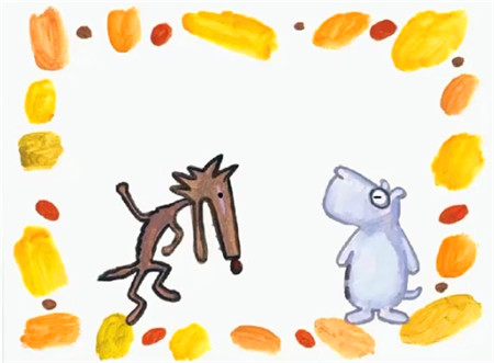 狼和家犬伊索寓言英文绘本动画网盘下载