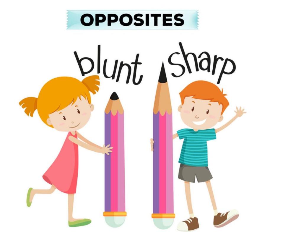 90对英语反义词闪卡图片，可以A5纸打印，百度网盘下载 EB10006